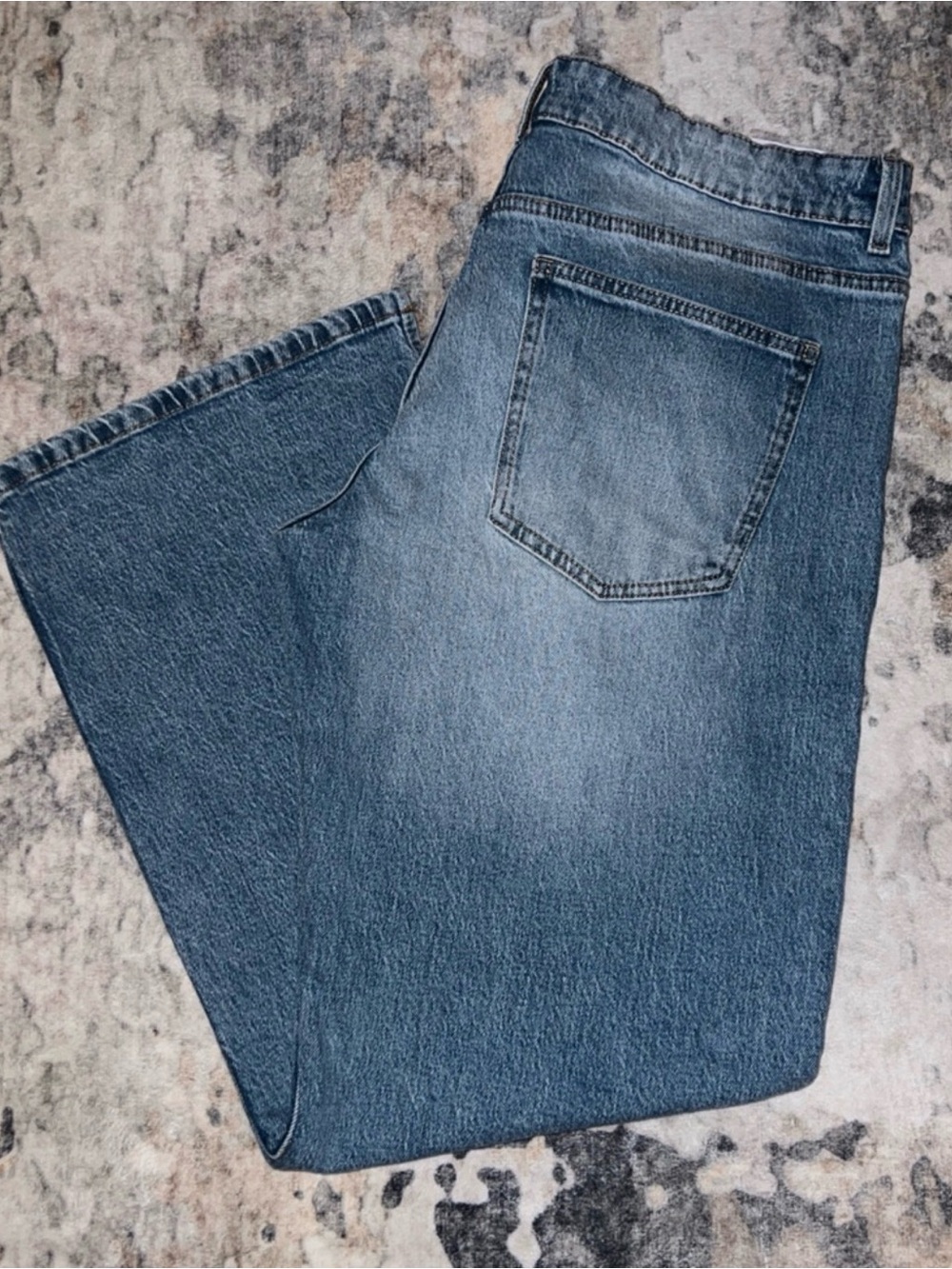 Bershka Light Blue High-Waist Denim Jeans